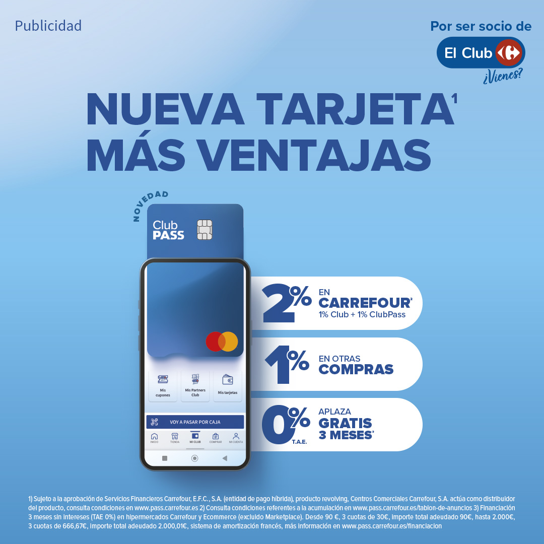 Nueva Tarjeta ClubPASS